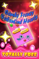 Candy Frenzy Valentine Hearts plakat