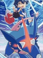 Ash Greninja Wallpaper HD Affiche