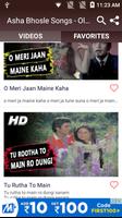 Asha Bhosle Songs - Old Hindi Songs capture d'écran 1