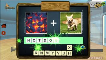 Pics To Word - 2 Pics to 1 Word–Word Guessing game اسکرین شاٹ 1