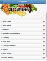 Asupan Diet Sehat تصوير الشاشة 1