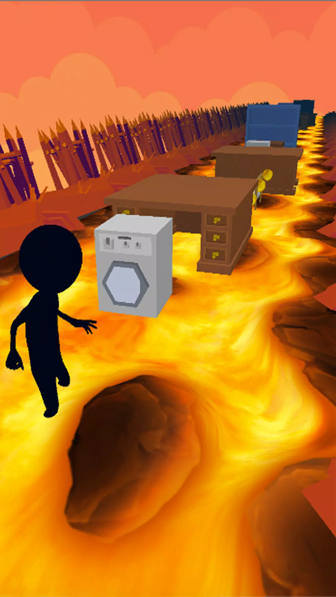 NOVO CHÃO É LAVA DO ROBLOX (Lava Run) 