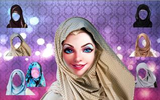 Hijab Make Up ,hijab fashion Affiche