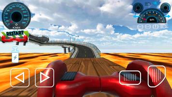 Hoverboard Stunts Hill Climb captura de pantalla 1