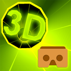 Neon Missile 3D icon