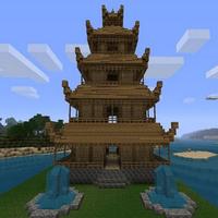 Building for Minecraft Castle Affiche