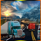 Bumpy Road Cargo Truck Driving icône