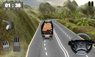 Bumpy Road Cargo Truck Driving capture d'écran 3