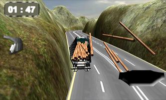 Bumpy Road Cargo Truck Driving capture d'écran 1