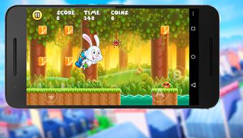 Bunny Peter  :Rabbit Adventure スクリーンショット 1