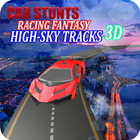 Car Stunts Racing Fantasy High-Sky Tracks 3D icône
