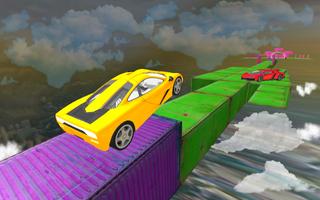 Car Stunts Racing Fantasy High-Sky Tracks 3D ポスター