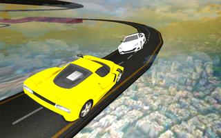 Car Stunts Racing Fantasy High-Sky Tracks 3D capture d'écran 3