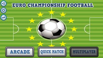 Euro Championship Football Affiche