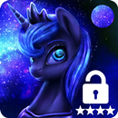 Princess Luna Pony Manga Pattern Lock Screen APK