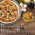 Pizza and Burger Recipe Videos icône