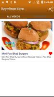 Burger recipe capture d'écran 1