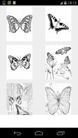 برنامه‌نما butterfly coloring pages game عکس از صفحه