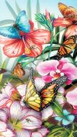 Бабочки Живые Обои постер