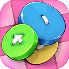 Juego de juntar 3 botones icono