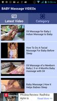 BABY Massage VIDEOs تصوير الشاشة 1