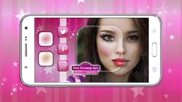 Face Makeup App - Photo Editor capture d'écran 1
