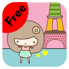 Cute Paris Theme Free আইকন