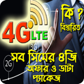 ফোরজি কি সব সিমের বিস্তারিত,4G Offer,4G Data Pack