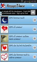 برنامه‌نما Messages D'Amour (SMS D'Amour) عکس از صفحه