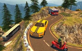 Taxi Game Sim Hill Station 스크린샷 3