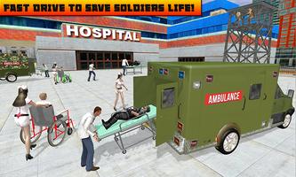 US Army Ambulance 3D Rescue Game Simulator capture d'écran 1