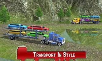 Car Transporter Truck Games 2018 captura de pantalla 1