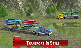 Car Transporter Truck Games 2018 تصوير الشاشة 1