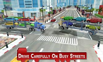 Car Transporter Truck Games 2018 تصوير الشاشة 2