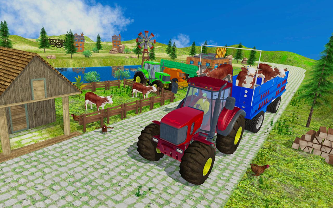 Tractor Cargo Transport Farming Simulator التطبيقات على Google Play