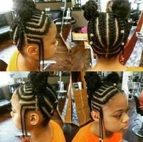 Hairstyle for Child - Braids poster