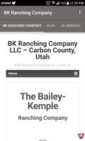 BK Ranching Company Portal Affiche