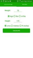 BMI Calculator Weight Tracker Affiche