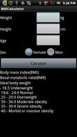 BMI_BMR Calculator poster