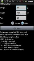 BMI_BMR Calculator screenshot 1