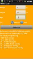 BMI_BMR Calculator screenshot 2