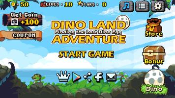 DINO LAND Finding Lost DinoEgg Affiche