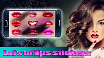 Makeup Photo Stickers Affiche