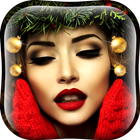 New Year Makeup Camera Editor أيقونة