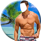 Beach Salon Photo Editor - Men आइकन