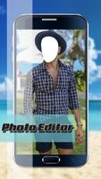 Beach Salon Photo Editor - Men Poster