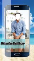 Beach Salon Photo Editor - Men captura de pantalla 1