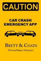 Car Crash Emergency App Affiche