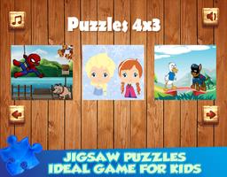 Princesses And Heroes - Puzzle plakat