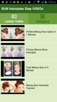 BUN Hairstyles Step VIDEOs screenshot 1